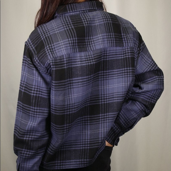 Levi's maple utility checked flannel in blue- NWT - Picture 4 of 6